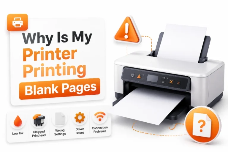 Why Is My Printer Printing Blank Pages: Causes and Fixes